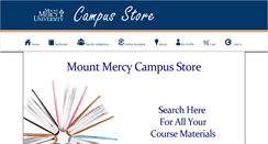 Desktop Screenshot of facultybookorders.mtmercy.edu